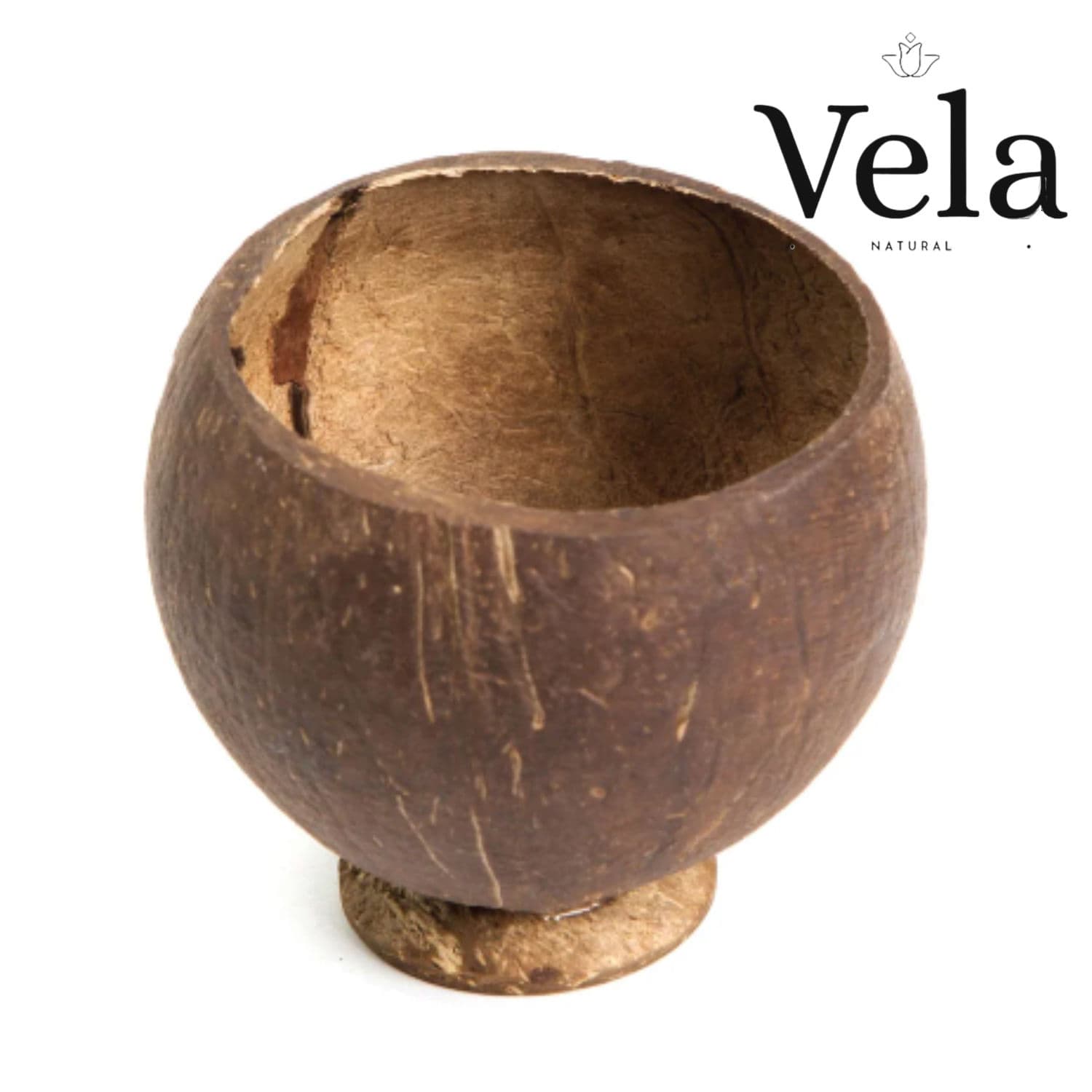 Polished Coconut Cup 300ml - Reusable, Handmade & Eco-Friendly - 25 Pack thumbnail 1