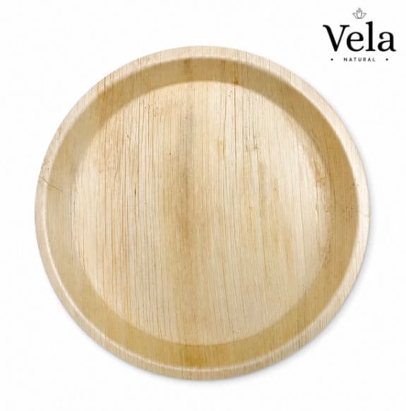 Wholesale Round Palm Leaf Plates - 8" (20cm) Deep, 2500 thumbnail 1