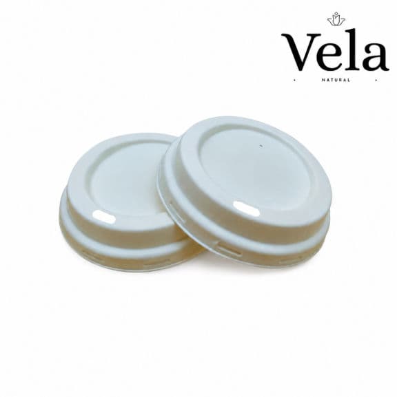 10-20oz Bagasse Lid For Paper Cup. Case Of 1000