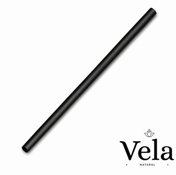 10mm Jumbo Black BioStraw
