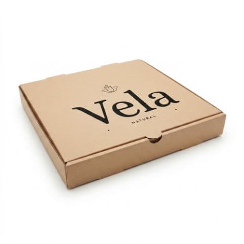 12" Kraft Foil Lined Pizza Box - 100/carton product image 1