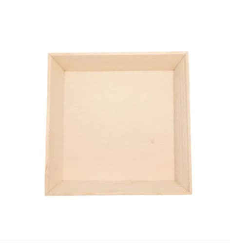 12" x 12" Deep Inclined Wooden Tray - 1 Pack product image 2