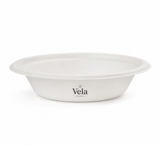 12oz (350ml) Round Bagasse Disposable Bowl
