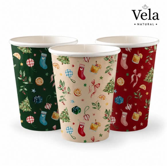 12oz Double Wall Christmas Series BioCups product image 1