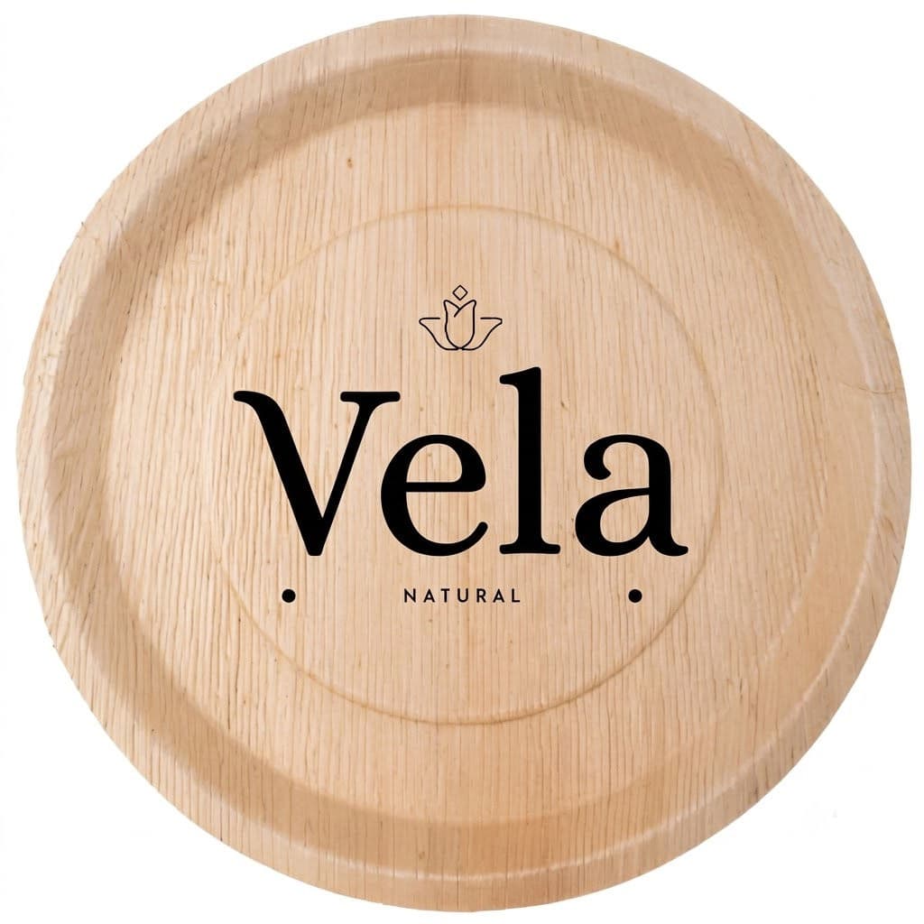 14" (36cm) X-Large Pizza Disposable Bamboo Plates - 10 Pack product image 1