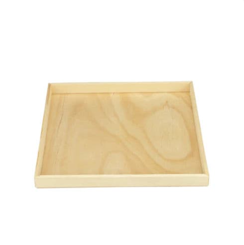 14" x 14" Medium Wooden Serving Tray alternate image