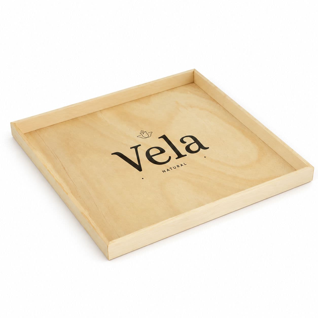 18" x 18" Large Wooden Tray product image 1