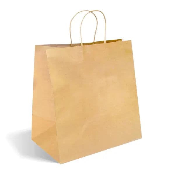 355x220x370mm Jumbo Twist Handle Kraft Paper Bags product image 1