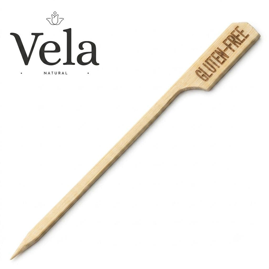 'Gluten Free' Disposable Teppo Gushi Gun Shaped Skewer 9cm (3.5")