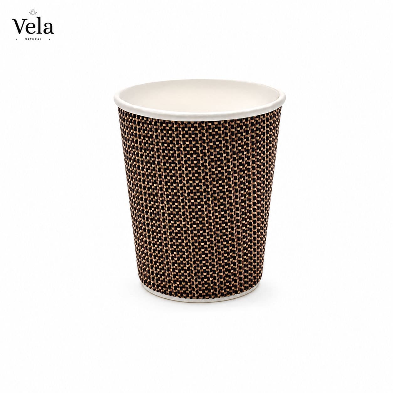 12oz (340ml) Premium Ripple Coffee Cups - Large - 50 Pack product image 1