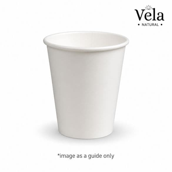 6oz White Compostable Single Wall Cup