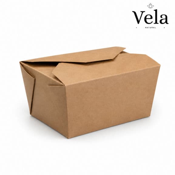 800ml Kraft #1 Hot Food boxes