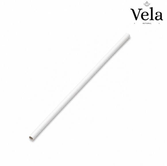 8mm Regular White Paper BioStraw