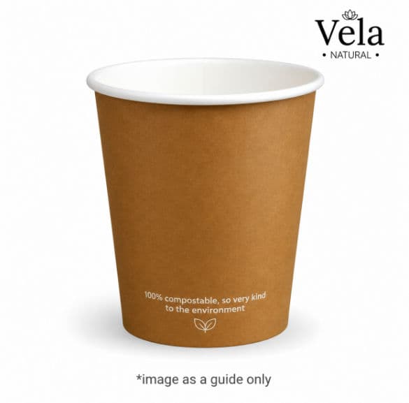 8oz Kraft Single Wall BioCups