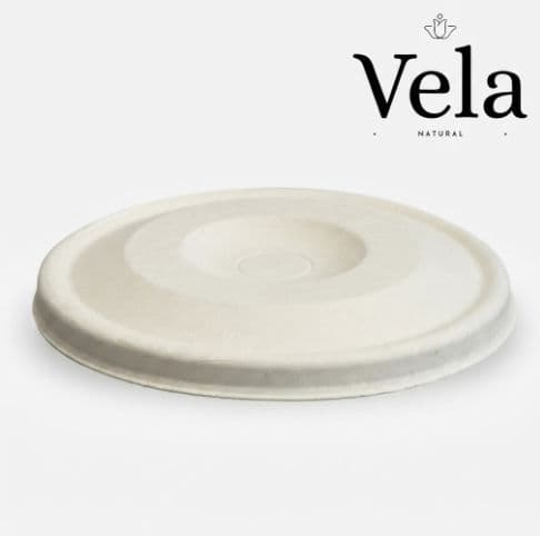 90mm Cold BioCup Sugarcane Flat Lids product image 1