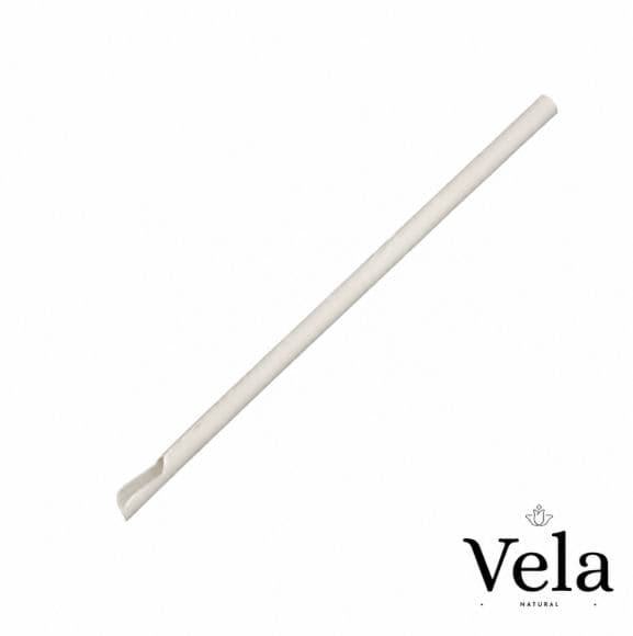 BioStraw - 8mm x 210mm Individually Paper Wrapped Straw - FSC MIX