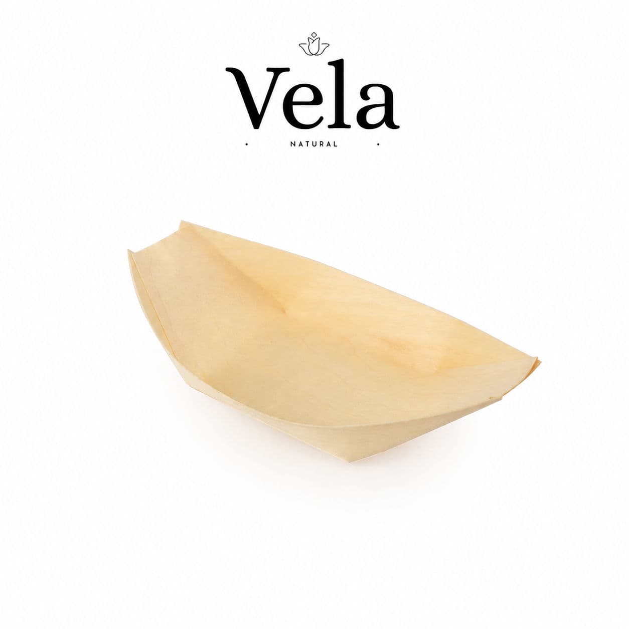 Canape Wooden Food Boats (Pack of 50) - 11cm - Small product image 1