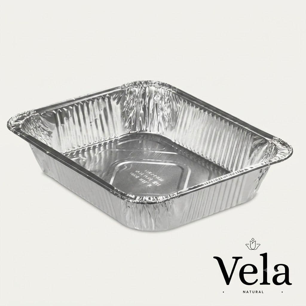 Foil Half Deep Gastro Containers Recyclable 3200ml/112oz
