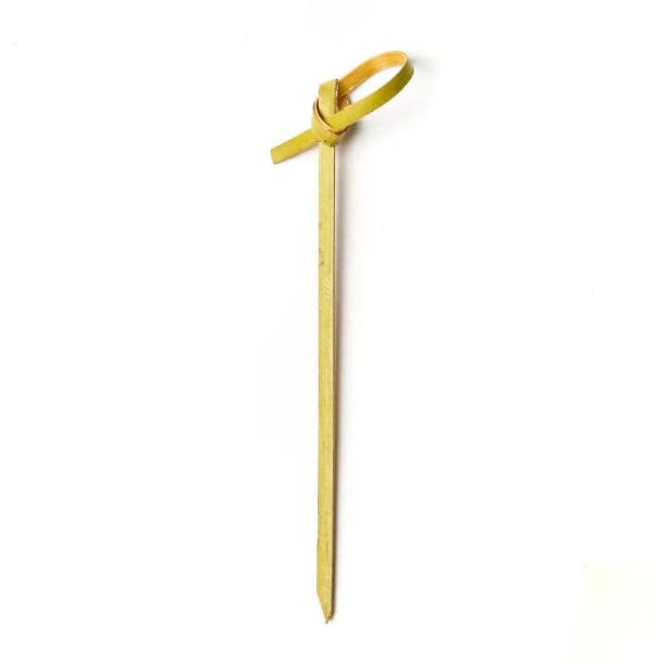 9cm (3.5") Bamboo Skewers Knot Looped alternate image