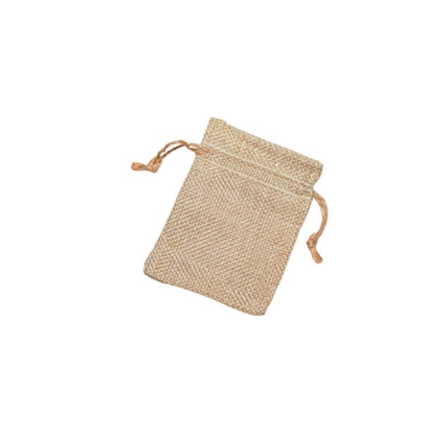 Jute Gift Bags with Drawstring Extra Small 10cm alternate image