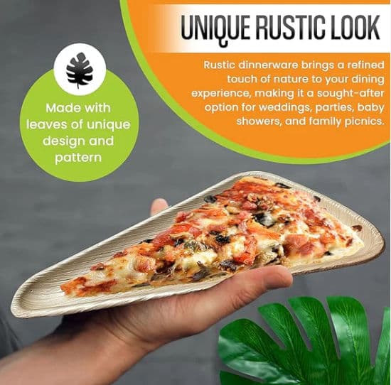 Triangle Disposable Tray 10" (25cm) - 50 Pack product image 2