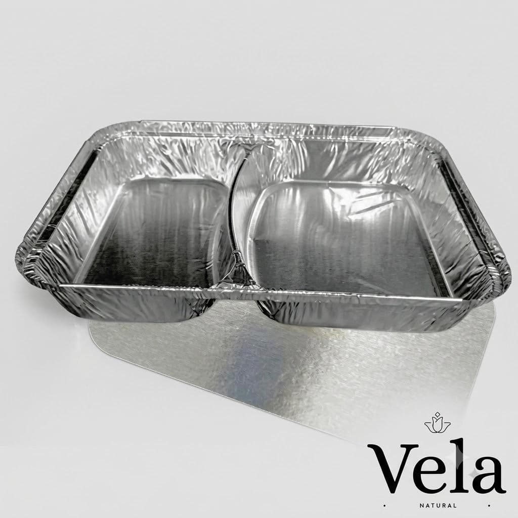 Lids For Foil 2-Compartment Tray