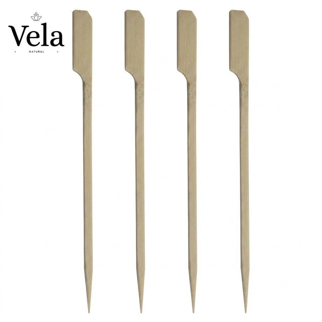 Bamboo Gun Shape Teppo Paddle Gushi Party Skewers (100 pack)