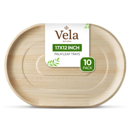 Palm Leaf Serving Trays