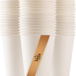 12oz Single Wall Paper Cups, White