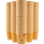 10oz Triple Wall (Ripple) Paper Cups, Brown