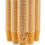 12oz Triple Wall (Ripple) Paper Cups, Brown