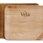 Large 12"x10" (30x25cm) Rectangle Palm Serving Trays