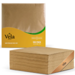 Brown Paper Napkins, 33x33cm
