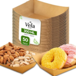 Medium 380ml Kraft Food Trays