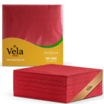 Red Paper Napkins, 33x33cm