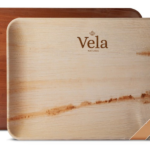 Large 14"x10" (35x25cm) Rectangle Palm Serving Trays