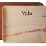 Large 14"x10" (35x25cm) Rectangle Palm Serving Trays