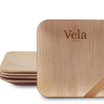 Medium Square Palm Plates 8" (20cm)