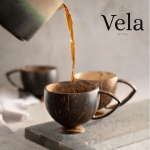 Coconut Tea Cup With Handle 200ml