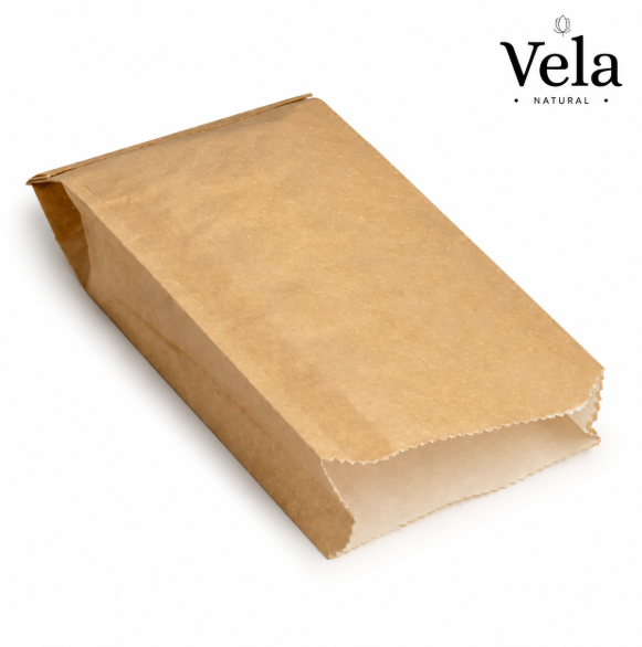 10 White Greaseproof Bags 10x5" Brown Hot & Crispy Chip Bags - Image 1