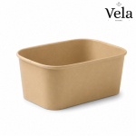 1000ml Rectangle PLA lined container, FSC Mix