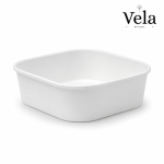 1,000ml White BioBoard Square Takeaway Base