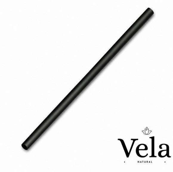 10mm Jumbo Black BioStraw 10mm Jumbo Black BioStraw - Image 1