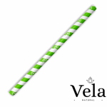10mm Jumbo Green Stripe BioStraw