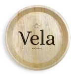 12" (30cm) Large Round Palm Leaf Compostable Plates