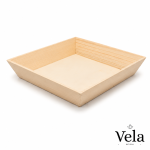12" x 12" Deep Inclined Wooden Tray