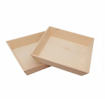 12" x 12" Deep Inclined Wooden Tray - Image 4