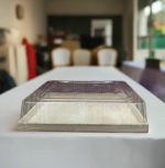 12" x 12" Solid Reusable Wooden Tray - Image 3