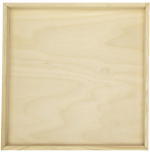 12" x 12" Solid Reusable Wooden Tray - Image 2