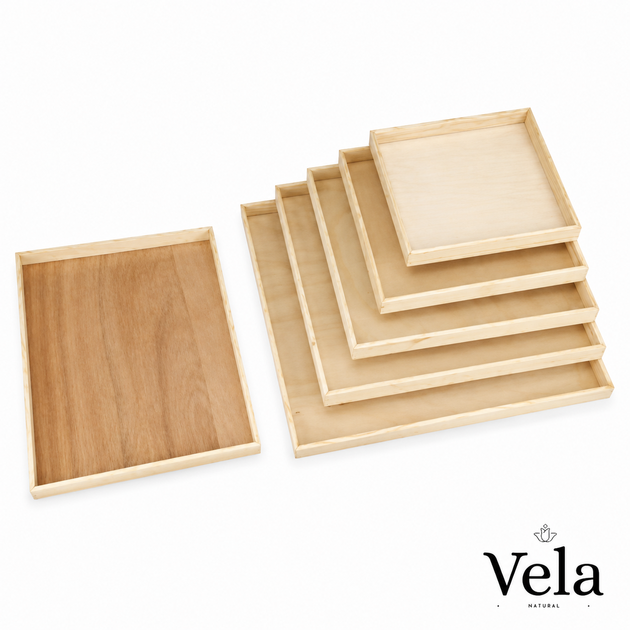 12 x 16 Rectangle Wooden Serving Platters 12" x 16" Rectangle Wooden Serving Platters - Image 1